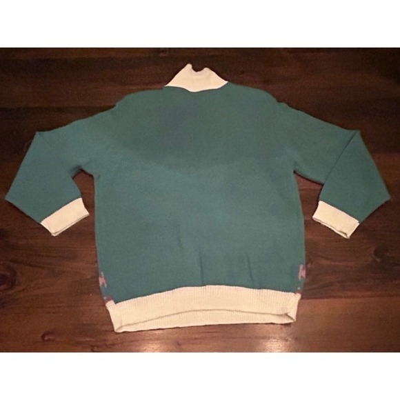 ⭐️Vintage Grannycore Floral Flowers Sweater Cape Cod Sportswear Womens Medium - Picture 2 of 7